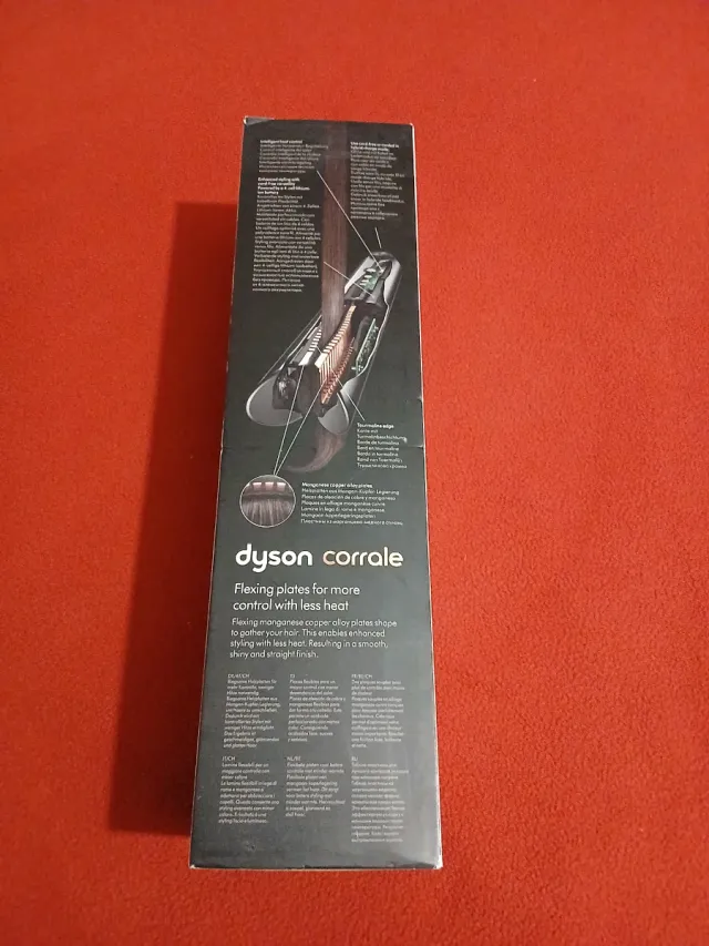 Plancha de pelo Dyson Corrale dorada