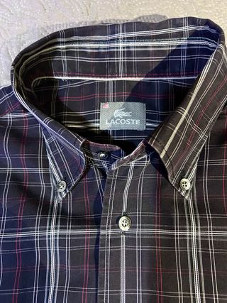 Camisa Lacoste a cuadros