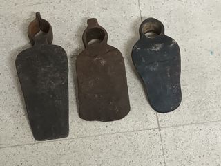 lote de 3 azadas pequeñas para antigüedad, o usar