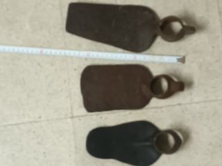 lote de 3 azadas pequeñas para antigüedad, o usar