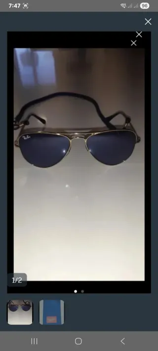 Occhiali da sole Ray-Ban Aviator per bambini 8-14 anni