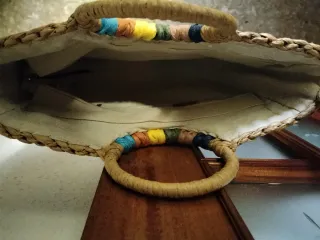 Bolso de rafia Parfois multicolor