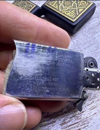 Accendino Zippo 1991 Damaschinato