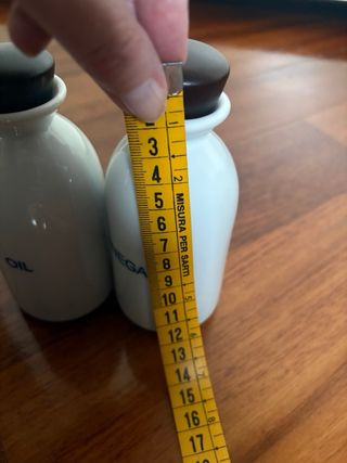 Set Olio Aceto Sale Pepe Design Ceramica