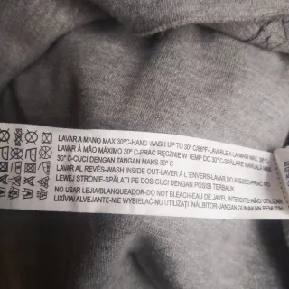 Jersey Zara Gris Detalles Cuentas/83%Algodón