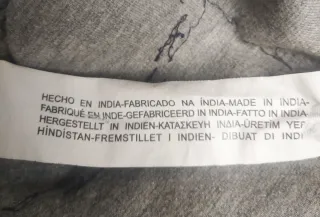 Jersey Zara Gris Detalles Cuentas/83%Algodón