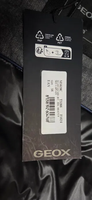 Geox Giubbotto M5628C T3266 Taglia 56 .