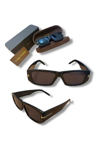 Gafas de Sol Tom Ford Negras y Doradas