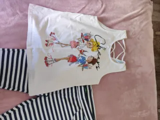 Pantalón niña rayas marineras tipo leggins