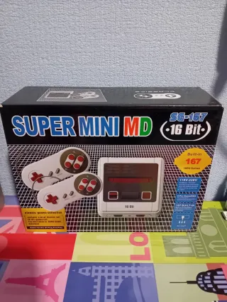 Famiclone Mega drive Console SG-167 Super Mini MD
