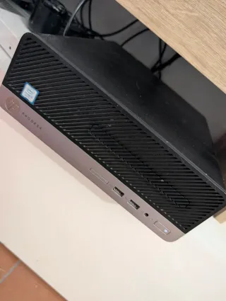 Ordenador HP Prodesk Negro/Gris