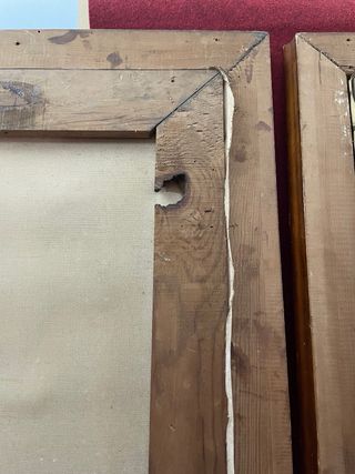 PRECIOSA PAREJA DE CUADROS ART NOUVEAU