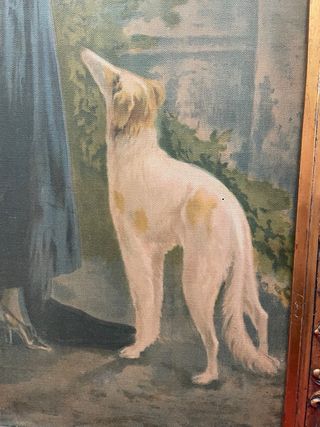 PRECIOSA PAREJA DE CUADROS ART NOUVEAU