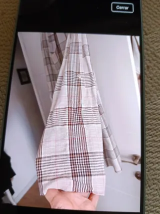 Blazer cuadros Stradivarius Talla L