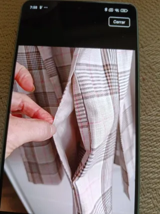 Blazer cuadros Stradivarius Talla L