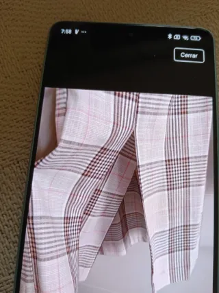 Blazer cuadros Stradivarius Talla L