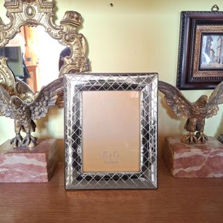 Cornice Portafoto Argento 925 anni 90 x foto 13x18