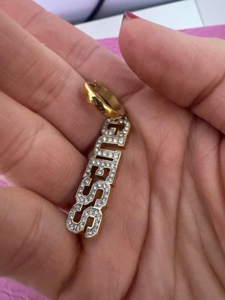Pendientes Guess dorados con strass