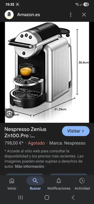 Nespresso Zenius Profesional Zn100