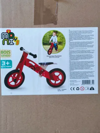 Bicicletta in legno Moni Toys senza pedali