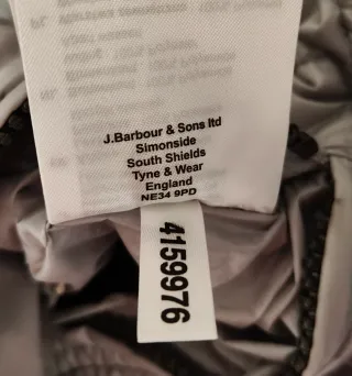 Chaqueta acolchada hombre Barbour original