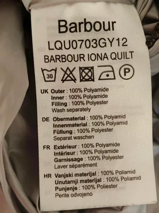 Chaqueta acolchada hombre Barbour original