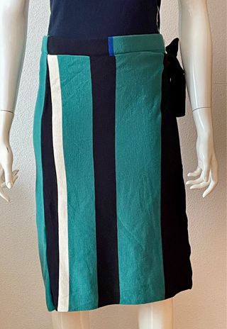 Falda midi rayas Purificación Garcia