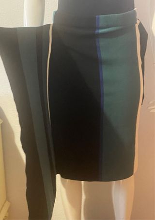 Falda midi rayas Purificación Garcia