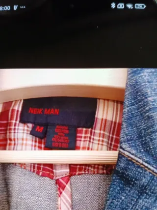 Americana tejana azul