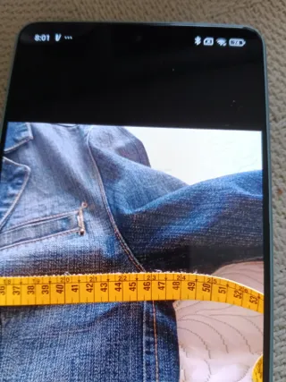 Americana tejana azul