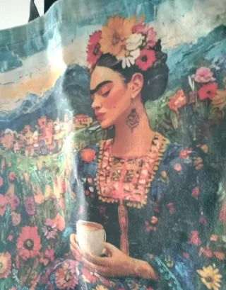 Bolso Tote Frida Kahlo Multicolor
