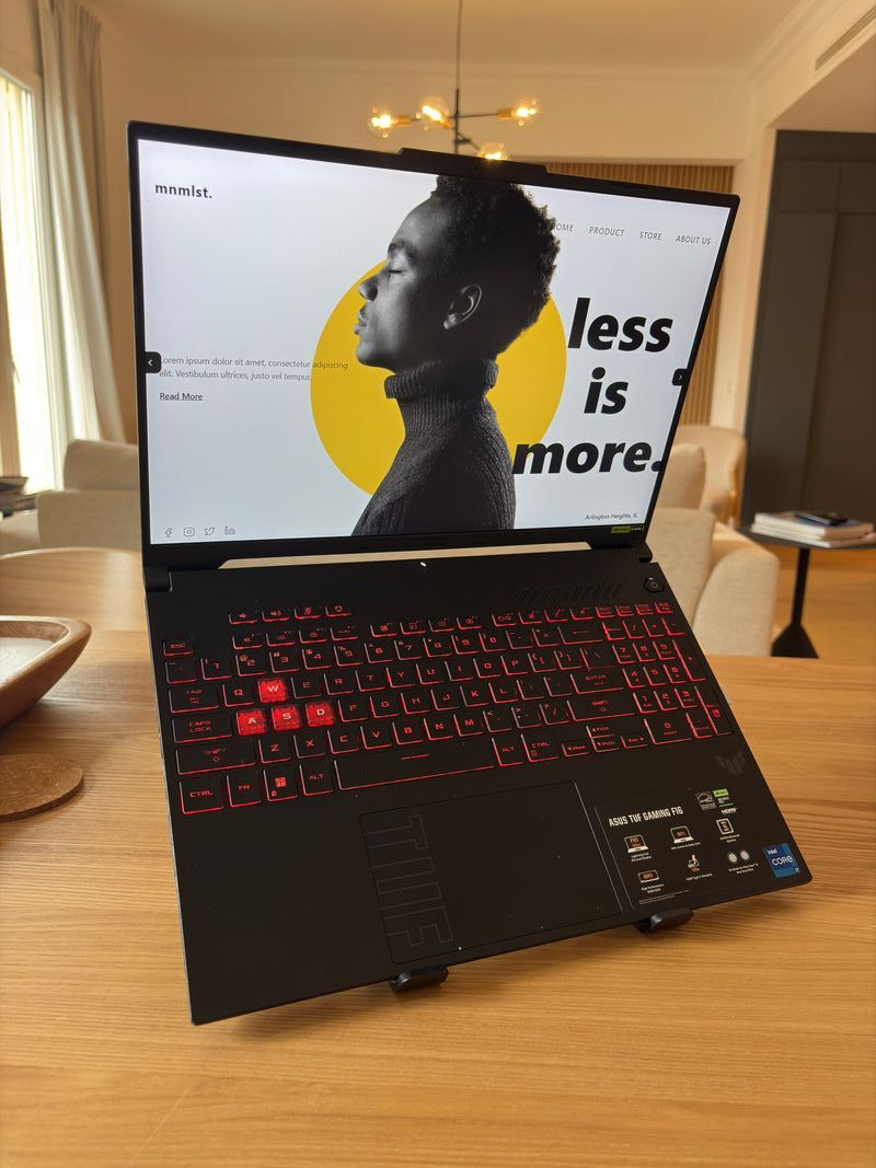 Portátil ASUS TUF F16 i7 13th Gen afbeelding 4