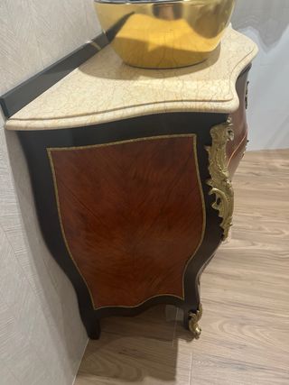 Cómoda antigua mueble de baño antiguo