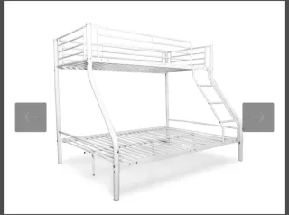 Litera metálica blanca