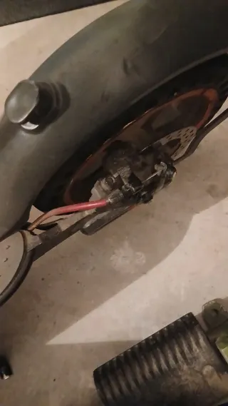Rueda trasera Xiaomi con disco y pinza