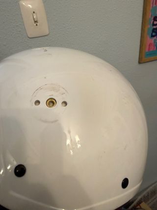 Casco Moto NZI Blanco y Negro talla S