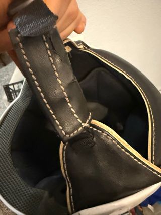 Casco Moto NZI Blanco y Negro talla S