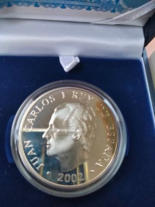 Moneda 10 Euros Plata Rafael Alberti 2002