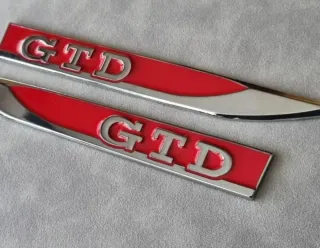 Vw Golf GTD 2 Emblemas Laterales