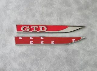 Vw Golf GTD 2 Emblemas Laterales