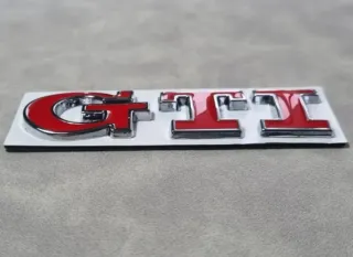 Logo Insignia GTI para Maletero Vw Golf Polo Fsi