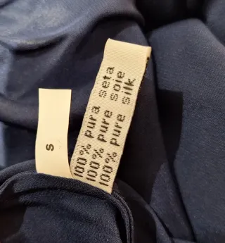 Pantalón Lencería 100% Seda Azul LunadiSeta