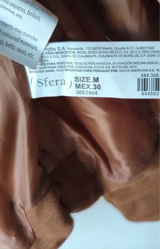 Cazadora Sfera acolchada mujer marrón