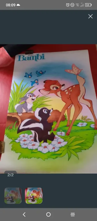 Póster Película Disney Bambi