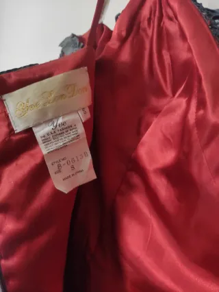 Vestido de fiesta volantes talla S