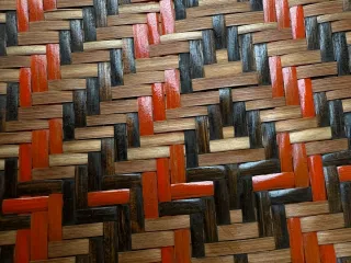 Cesta antigua del Amazonas