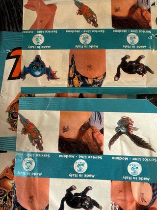 8 bustine tatuaggi anni 90