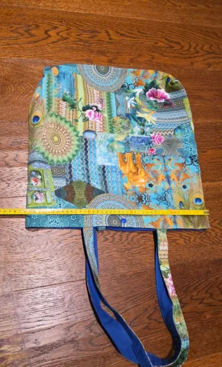 Borsa tessuto multicolor nuova