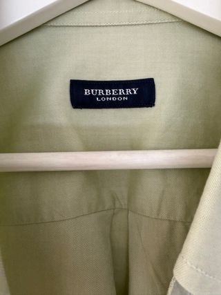 Camisa Burberry Verde Caballero