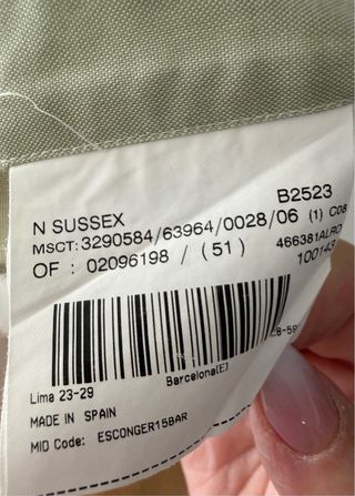 Camisa Burberry Verde Caballero